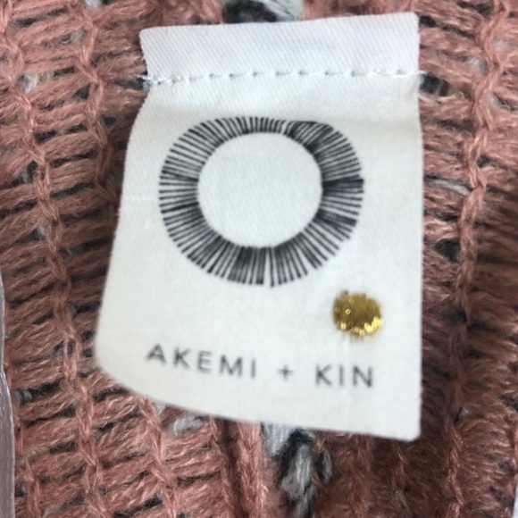 Anthropologie Akemi + Kin Alva Chevron Metallic Kimono Cardigan - Picture 7 of 9